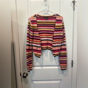 Forever 21 multicolored medium striped cardigan